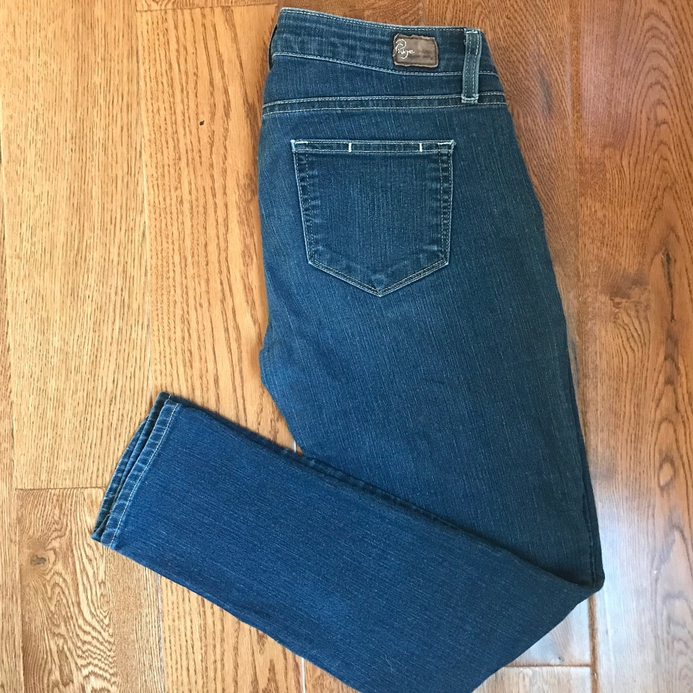 Paige Peg Skinny Jeans - Size 28